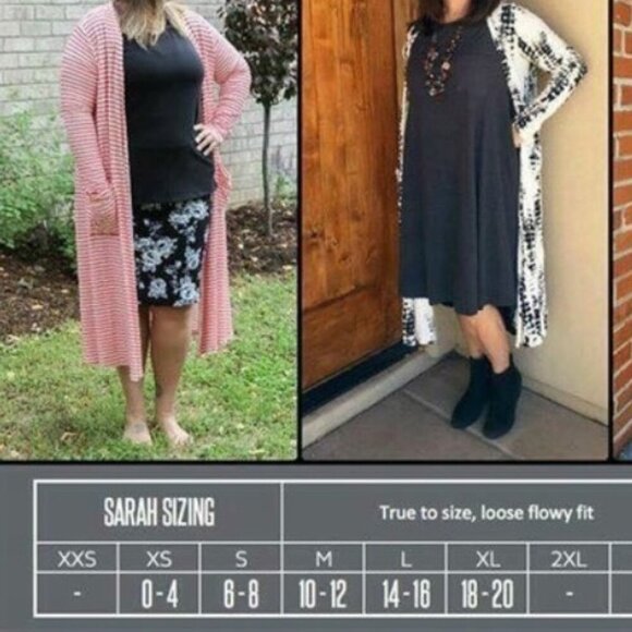 LuLaRoe Sarah Duster | Size XS | Leaf Pattern | Long Cardigan - Picture 10 of 10